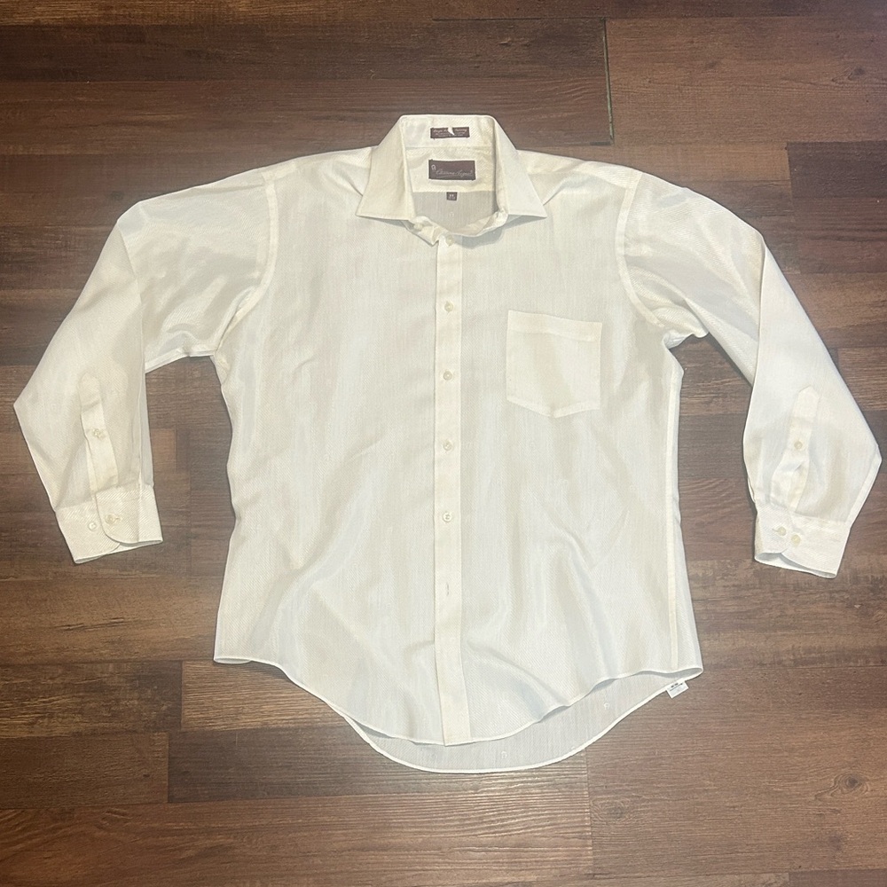 Etienne Aigner White Dress Shirt for Women - Size 16 - 32/33
